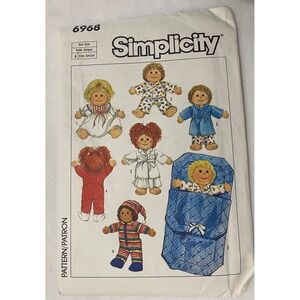 Simplicity 6967 Doll Clothes Wardrobe for 11.5 Inch Barbie Doll